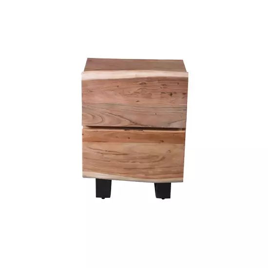 Noční stolek ALBERO – 50 × 37 × 63 cm