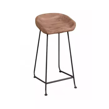 Barová židle LIVE EDGE – 42 × 38 × 76 cm