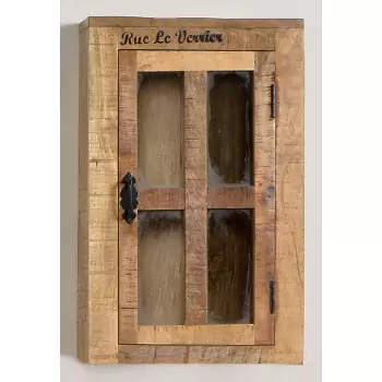 Závěsná skříňka RUSTIC – 44 × 21 × 70 cm