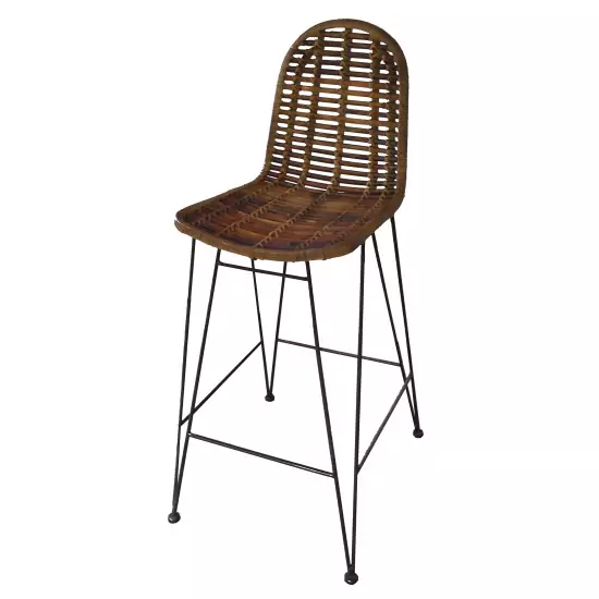 Barová židle RATTAN – 49 × 60 × 110 cm