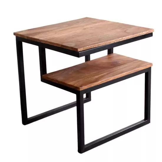 Odkládací stolek PANAMA – 51 × 51 × 52 cm