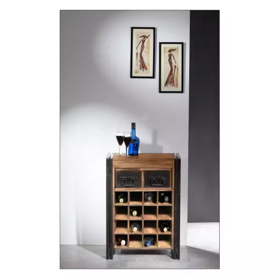 Skříňka na víno PANAMA – 58 × 35 × 80 cm