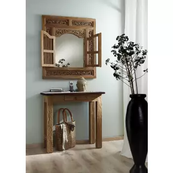 Zrcadlo SEADRIFT – 80 × 5 × 90 cm