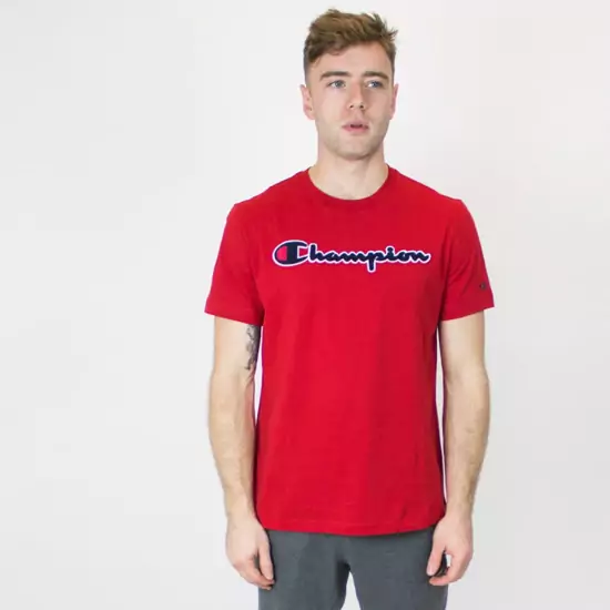 Červené tričko Crewneck T-Shirt