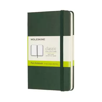 Zápisník tvrdý zelený