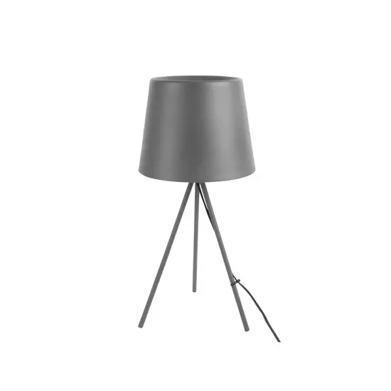 Stolní lampa Classy Metal – šedá