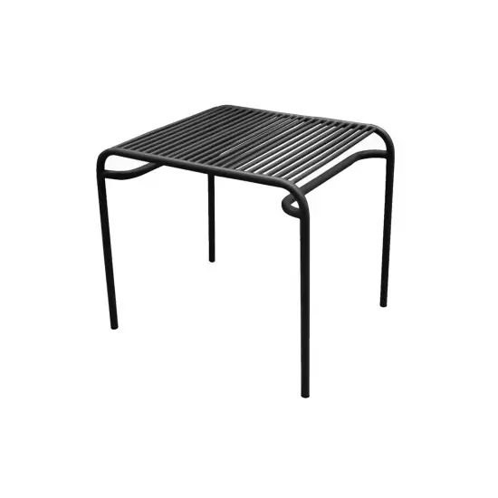 Venkovní stolek Lineate Metal – černá