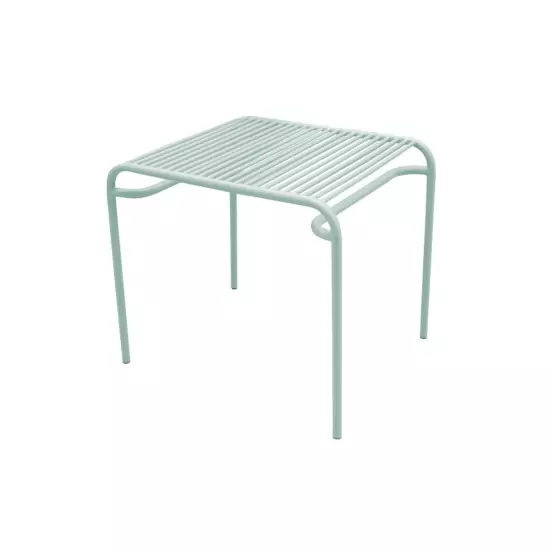 Venkovní stolek Lineate Metal Clay – zelená