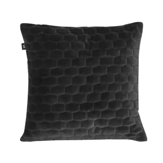 Sada 3 ks: Sametový polštář Luxurious – černá