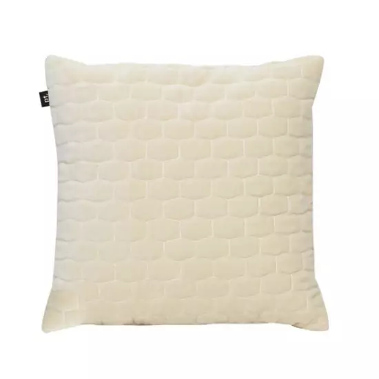 Sada 3 ks: Sametový polštář Luxurious – slonovinová