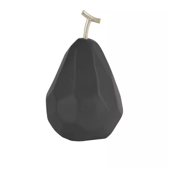 Sada 2 ks: Soška Origami Pear – černá