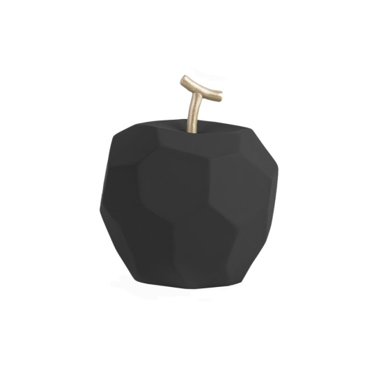 Sada 2 ks: Soška Origami Apple – černá