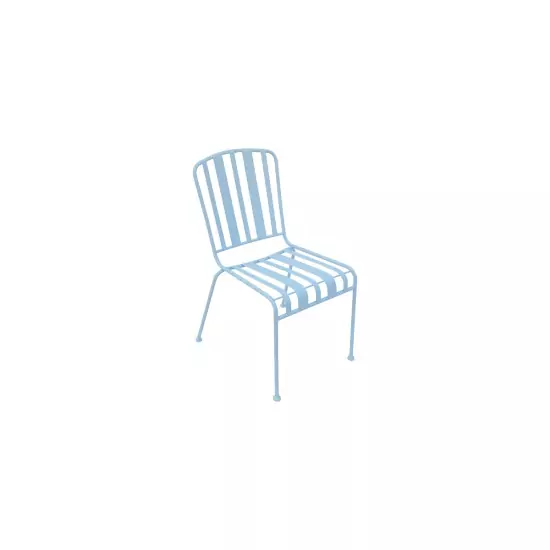 Modrá venkovní židle Lines