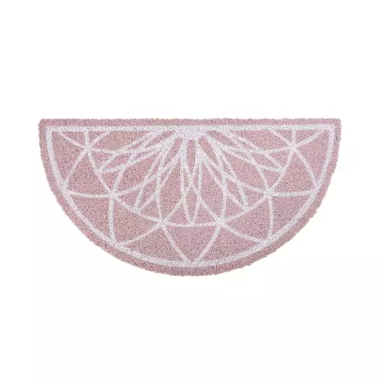 Sada 3 ks – Růžová rohožka z kokosového vlákna Fairytale