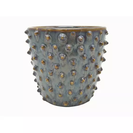 Sada 3 ks – Tmavě šedá keramická váza Spotted