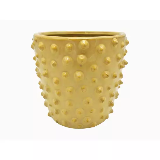 Sada 3 ks – Okrová keramická váza Spotted