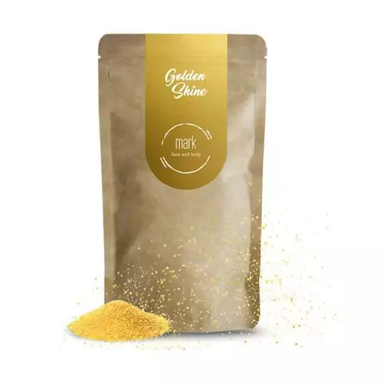 Kávový peeling Golden Shine 150 g – 2. jakost