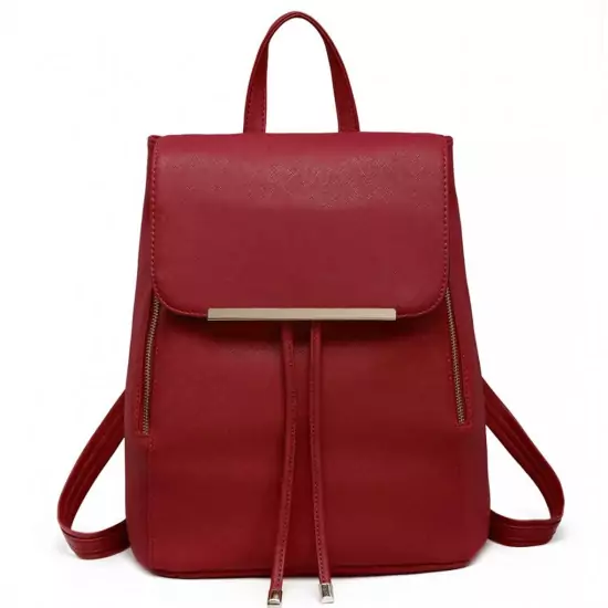 Červený elegantní batoh