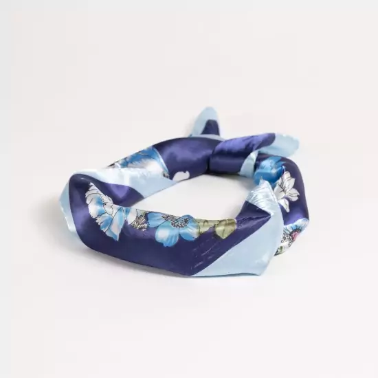 Modrý šátek Flower