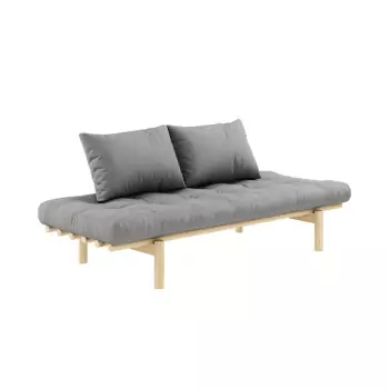 Pohovka Pace Daybed – Clear lacquered/Grey