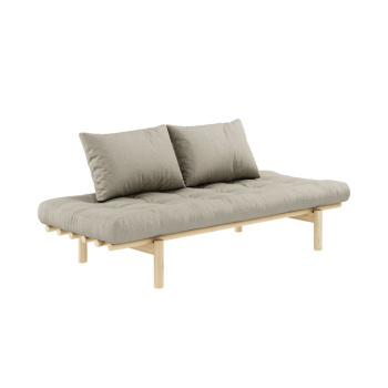 Pohovka Pace Daybed – Clear lacquered/Linen
