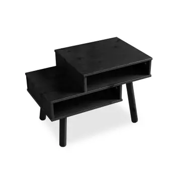 Konferenční stolek z borovicového dřeva Hako – Black