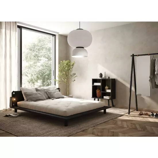 Postel s matrací a nočními lampami Peek + Lamps & Comfort Mat