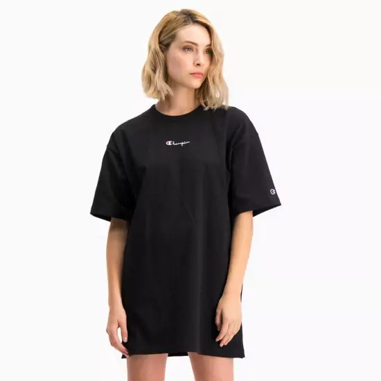 Černé šaty Midi T-Shirt Dress