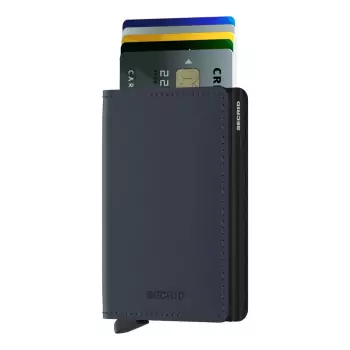 Tmavě modrá peněženka Slimwallet Matte