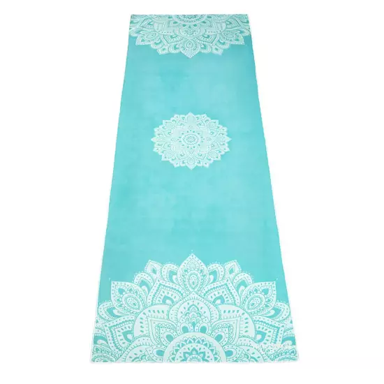 Velký ručník na jógu – Mandala Turquoise