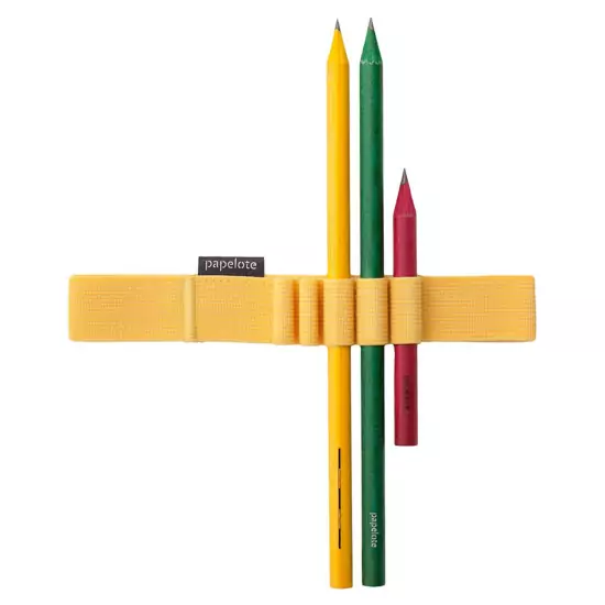 Gumička na tužky A4 – tmavě žlutá