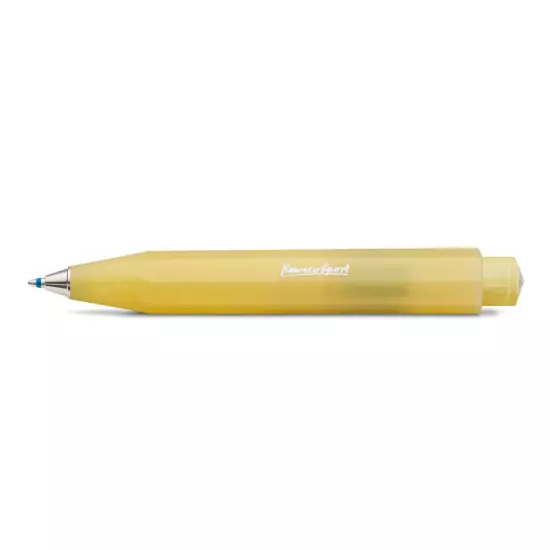 Kuličkové pero FROSTED Sport – žlutá