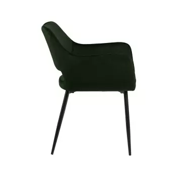 Židle s opěrkou Ranja – zelená