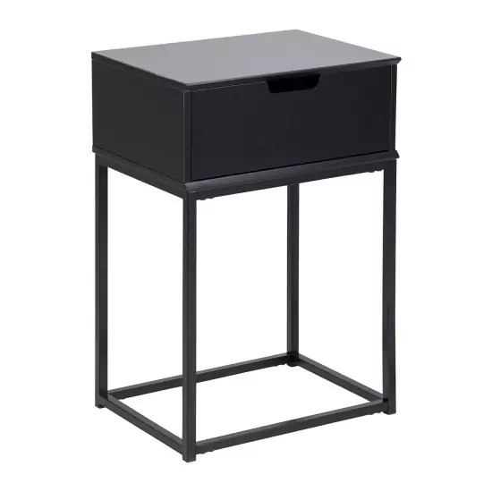 Noční stolek Mitra – černá