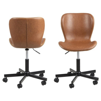 Kancelářská židle Batilda – A1 – hnědá