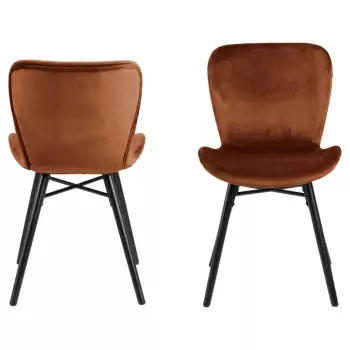 Židle Batilda – A1 – oranžová