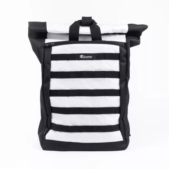 Bílo-černý batoh Backpack