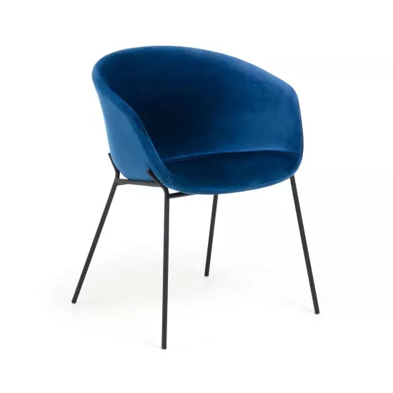 Modrá židle Zadine