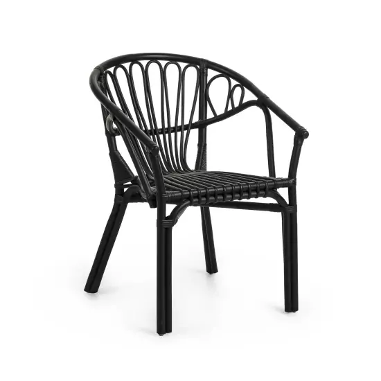 Černá židle Corynn
