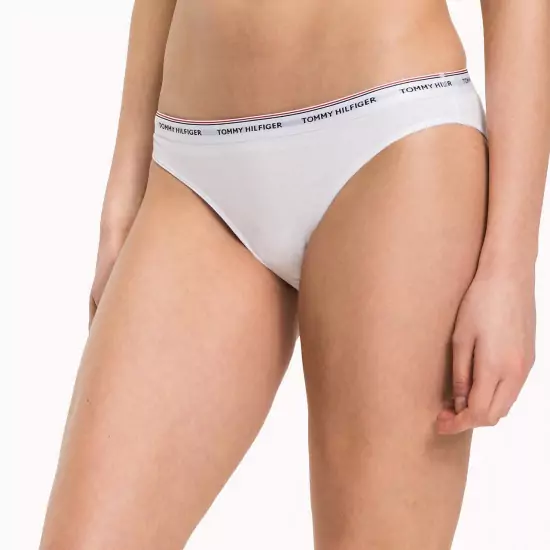 Sada 3 ks – Bílé kalhotky 3P Bikini Essentials