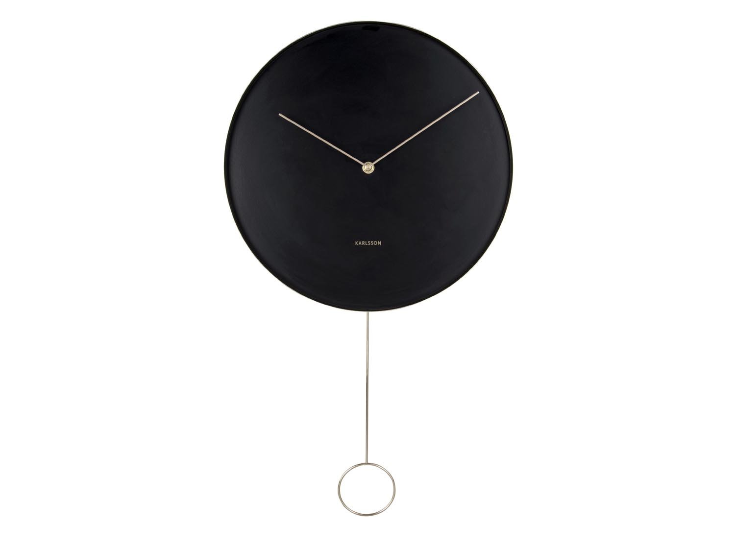 Nástěnné hodiny Pendulum – černá