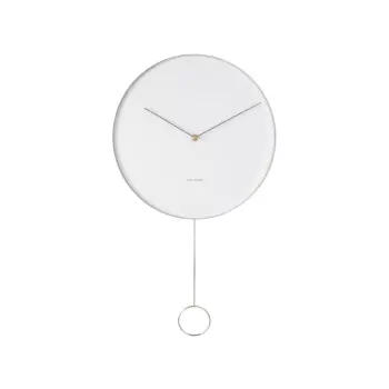 Nástěnné hodiny Pendulum – bílá