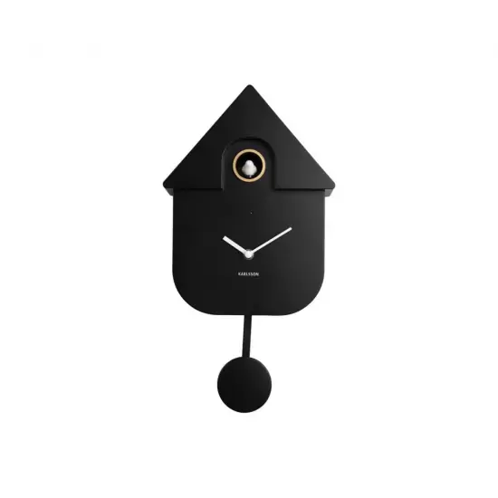 Nástěnné hodiny Modern Cuckoo ABS – černá