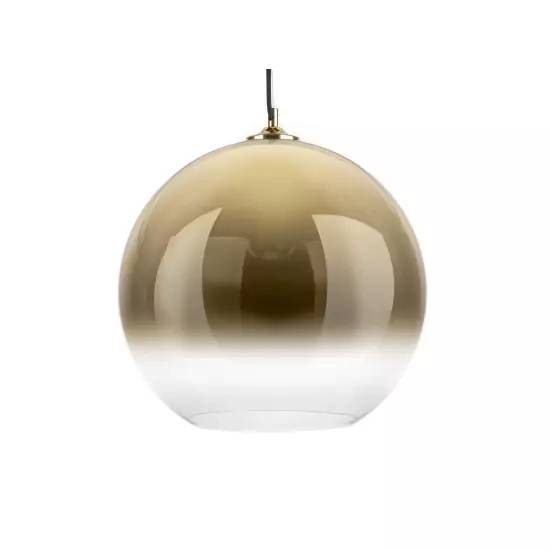 Závěsná lampa Bubble – zlatá