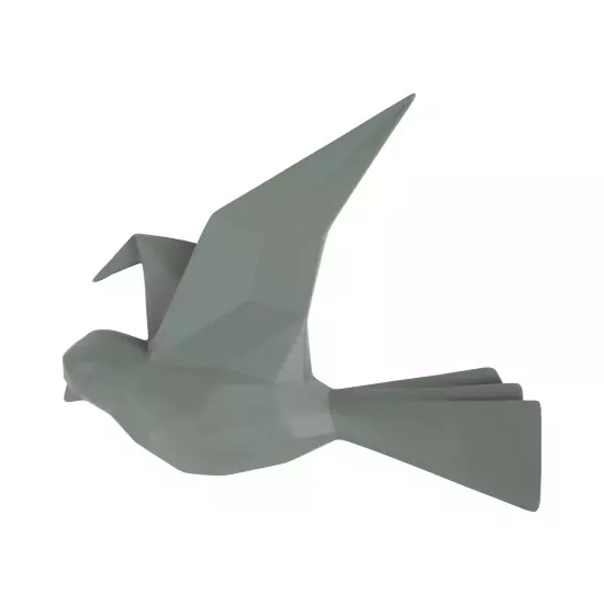 Nástěnný věšák Origami Bird – zelená