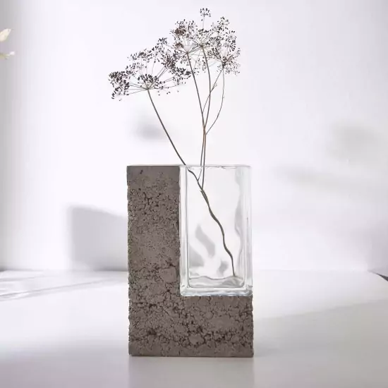 Umělecká váza Straight Glassbrick