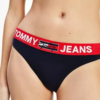 Černé kalhotky Bikini Tommy Jeans