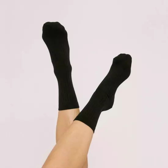 Sada 2 ks – Žebrované ponožky Organic Cotton Rib Socks
