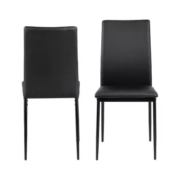 Jídelní židle Demina − černá