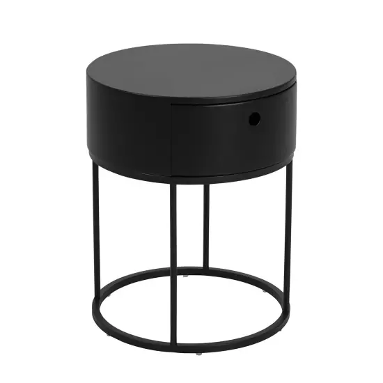 Noční stolek Polo − černá